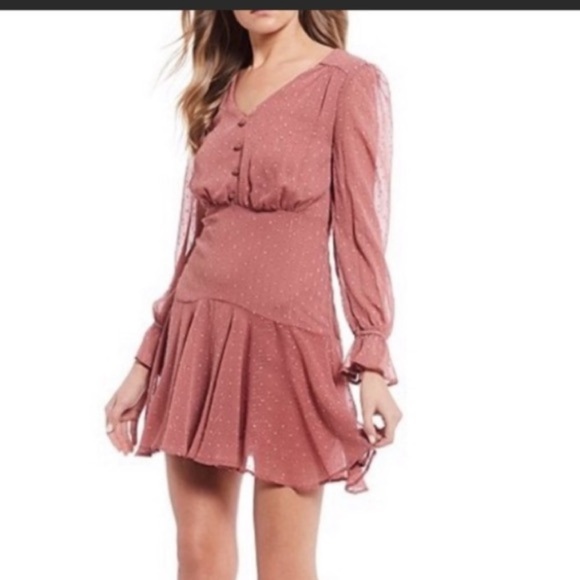 39. City Vibe from LA with Love Dress in Mauve - Picture 2 of 14